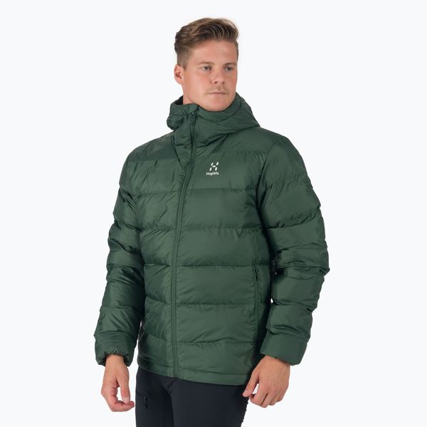 Haglöfs Мъжко пухено яке Haglöfs Bield Down Hood green 6046844HQ015