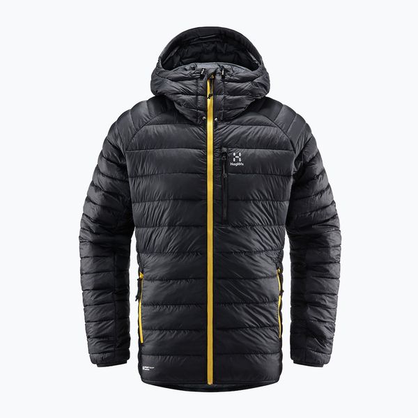 Haglöfs Мъжко пухено яке Haglöfs V series Mimic Hood black 6047962C5015