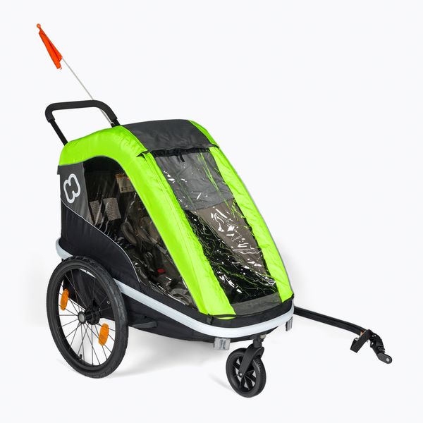 Hamax Hamax Avenida One ремарке за велосипед черно-зелено 400020_HAM