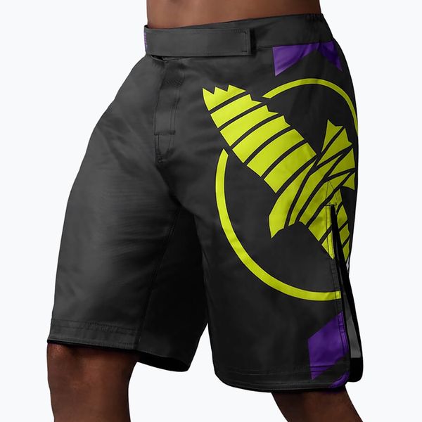 Hayabusa Hayabusa Icon Fight MMA шорти черно/жълто ICFS-BK-L
