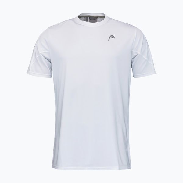 HEAD HEAD Club 22 Tech мъжка тениска за тенис в бяло и сиво 811431WHNVM