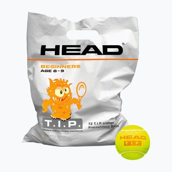 HEAD HEAD Tip Orange 72 детски топки за тенис в оранжево и зелено 578270