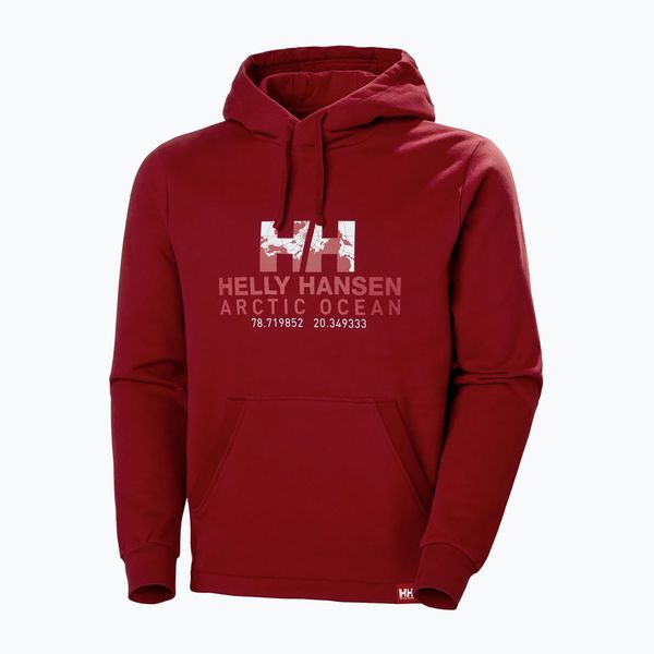 Helly Hansen Мъжки Helly Hansen Arctic Ocean Hoodie burgundy 30361_215