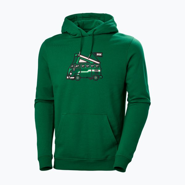 Helly Hansen Мъжки суитшърт Helly Hansen F2F Organic Cotton Hoodie 486 green 62934