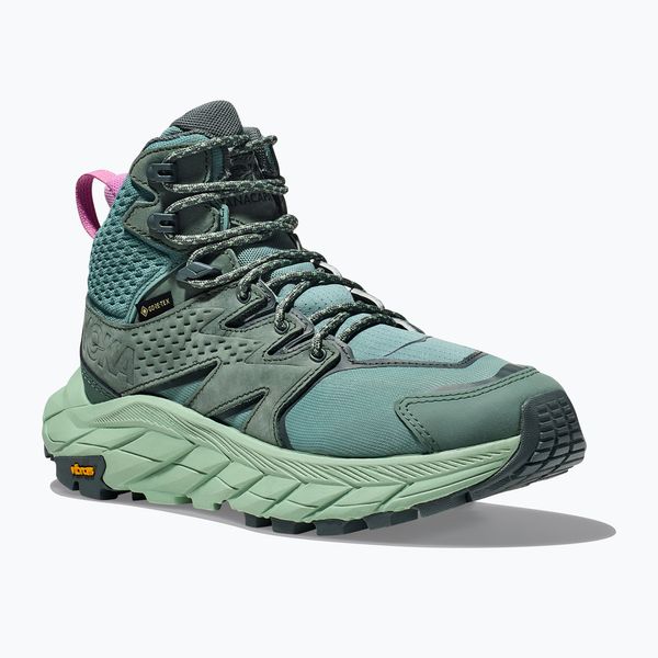 HOKA ONE ONE Дамски обувки за преходи HOKA ONE ONE Anacapa Mid GTX зелен 1119372-TMGR