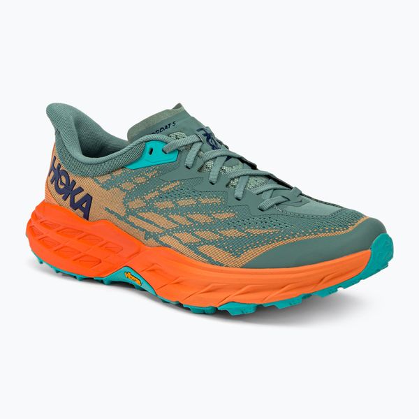 HOKA ONE ONE Мъжки обувки за бягане HOKA Speedgoat 5 green-orange 1123157-TMOR