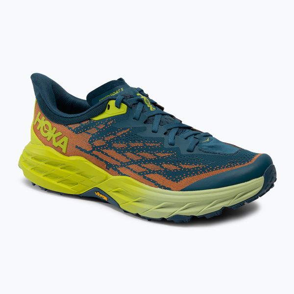HOKA ONE ONE Мъжки обувки за бягане HOKA Speedgoat 5, синьо-зелени 1123157-BCEP