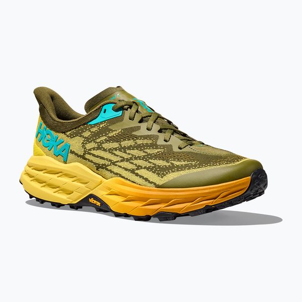 HOKA ONE ONE Мъжки обувки за бягане HOKA Speedgoat 5 зеленожълти 1123157-APFR