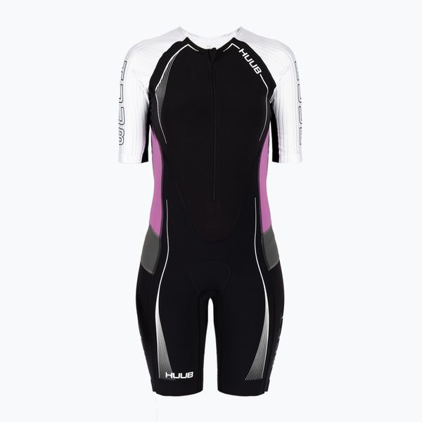 HUUB Дамски костюм за триатлон HUUB Anemoi Aero Tri Suit black and white ANELCSW