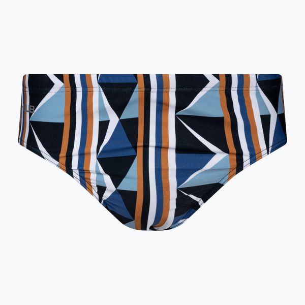 HUUB Мъжки слипове за плуване HUUB Jonny Brownlee Brief черни и цветни JONBRIEFS