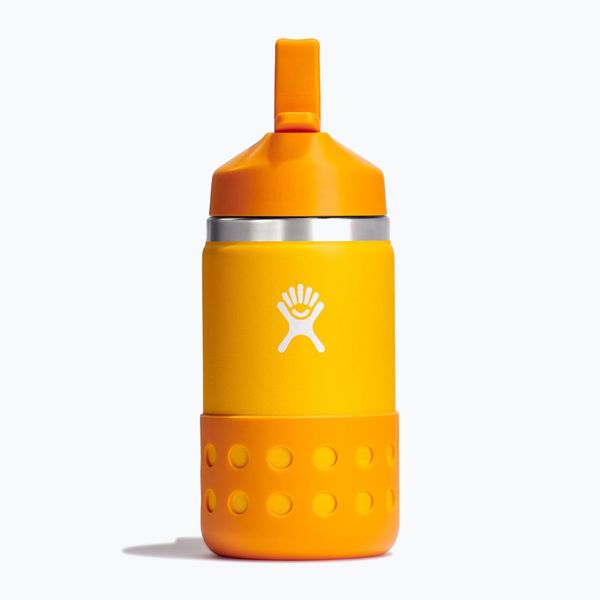 Hydro Flask Hydro Flask Широка бутилка с капак и сламка 355 мл оранжева W12BSWBB721