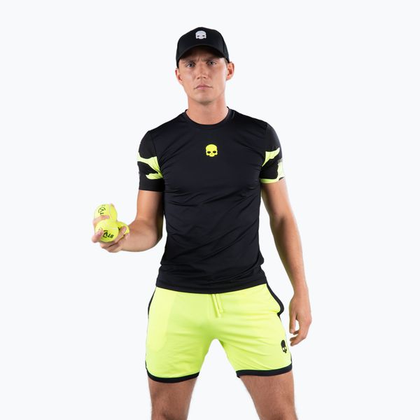 HYDROGEN Мъжка тениска HYDROGEN Camo Tech Tennis Shirt black T00514G03