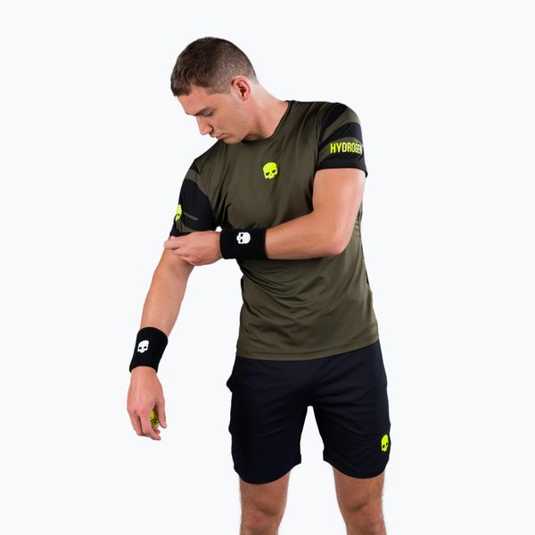 HYDROGEN Мъжка тениска за тенис HYDROGEN Camo Tech, зелена T00514397