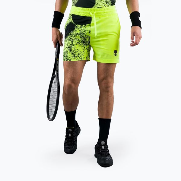 HYDROGEN Мъжки тенис шорти HYDROGEN Spray Tech Yellow T00510724