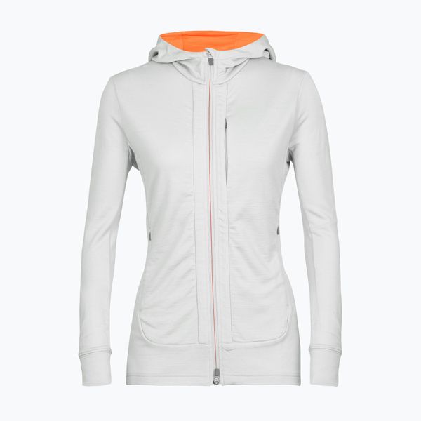 icebreaker Icebreaker дамски суитшърт за трекинг Quantum III LS Zip Hood white IB0A59JW5521
