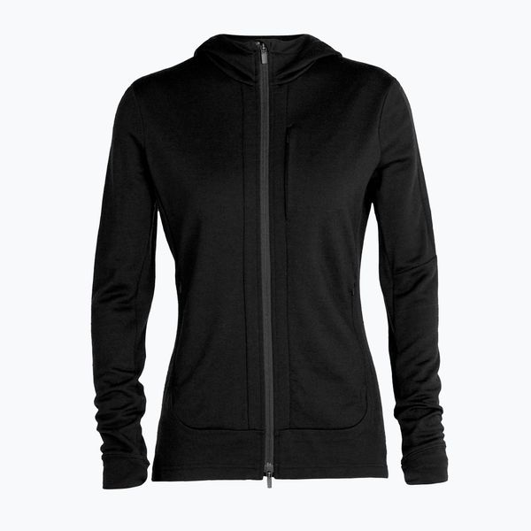 icebreaker Icebreaker дамско яке за трекинг Quantum III LS Zip Hood black IB0A59JW0011