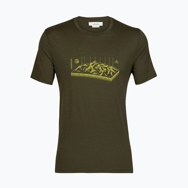 icebreaker Мъжка риза за трекинг Icebreaker Tech Lite II зелена IB0A56IK0691