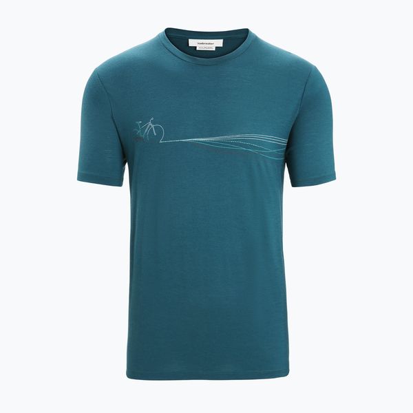icebreaker Мъжка термална тениска Icebreaker Tech Lite II Cadence Paths green IB0A56N87281
