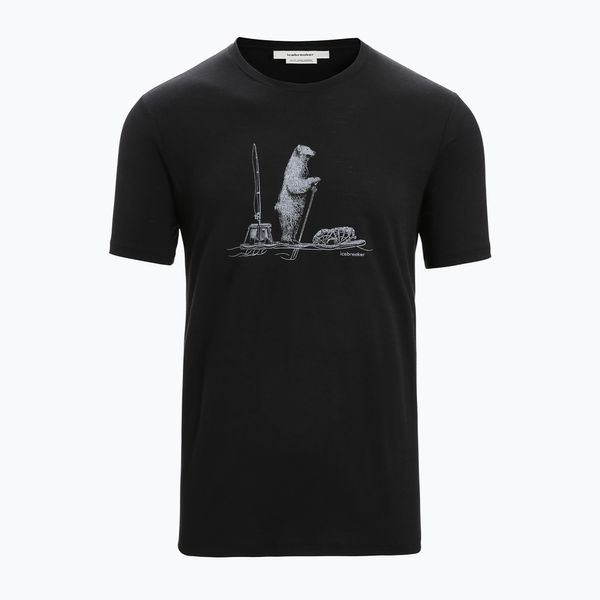 icebreaker Мъжка термо тениска Icebreaker Tech Lite II Polar Paddle black IB0A56NA0011