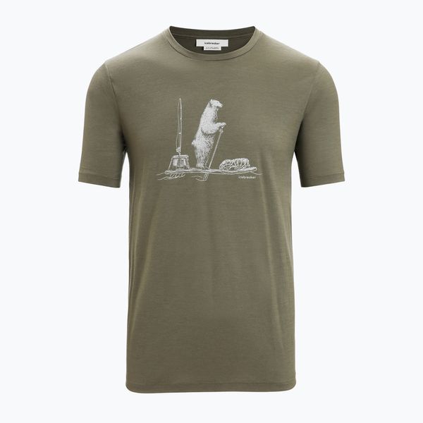 icebreaker Мъжка термо тениска Icebreaker Tech Lite II Polar Paddle green IB0A56NA0691