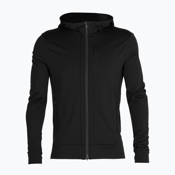 icebreaker Мъжки потник Icebreaker Quantum III LS Zip Hood trekking black IB0A59JX0011