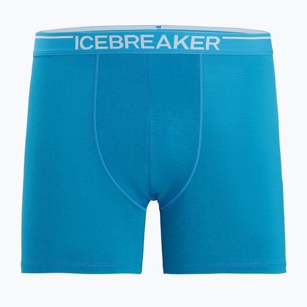 icebreaker Мъжки термални боксерки Icebreaker Anatomica Geo Blue 103029