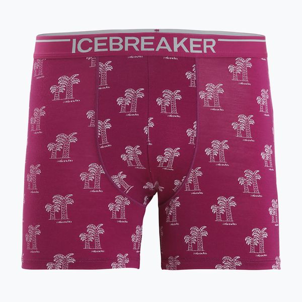 icebreaker Мъжки термални боксерки за ледоразбивачи Anatomica Go Berry 103029