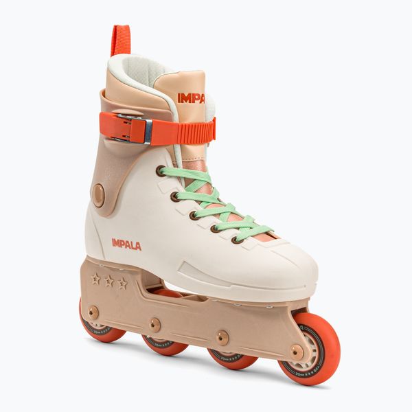 IMPALA Дамски ролкови кънки IMPALA Lightspeed Inline Skate в бяло и бежово IMPINLINE1