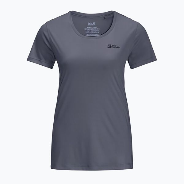 Jack Wolfskin Дамска тениска за трекинг Jack Wolfskin Tech grey 1807122