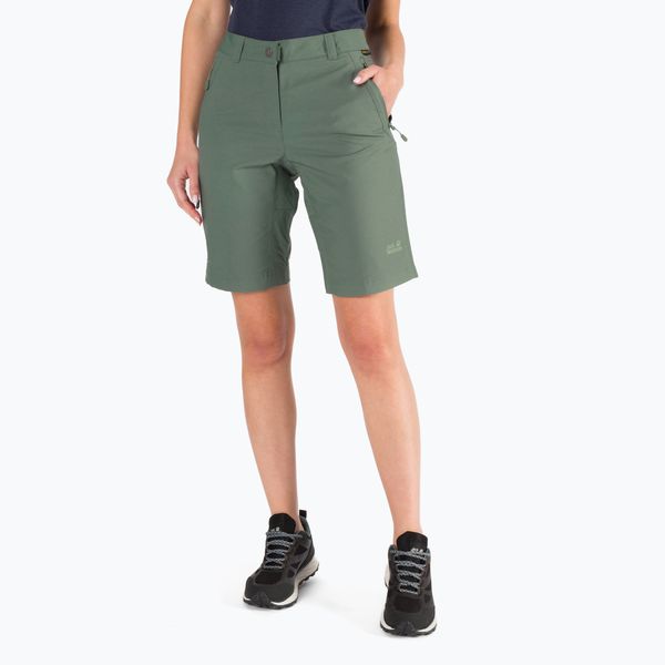Jack Wolfskin Дамски къси панталони за трекинг Jack Wolfskin Activate Track зелен 1503703_4311