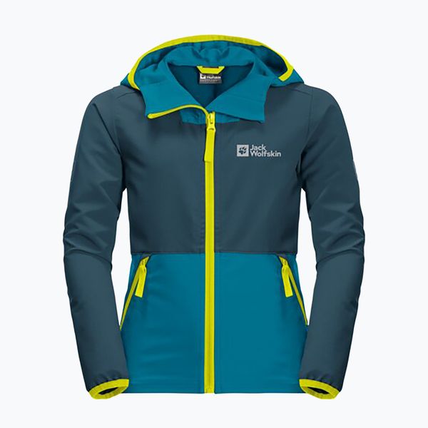 Jack Wolfskin Детско софтшел яке Jack Wolfskin Turbulence blue 1606374