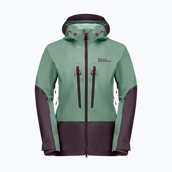 Jack Wolfskin Jack Wolfskin Alpspitze 3L дамско ски яке зелено 1115201