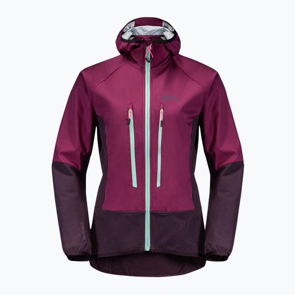 Jack Wolfskin Jack Wolfskin Alpspitze Hoody дамско ски яке лилаво 1307391_1014