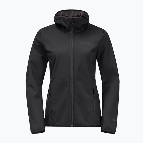 Jack Wolfskin Jack Wolfskin Bornberg Hoody дамско софтшел яке черно 1307691
