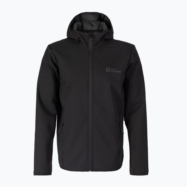 Jack Wolfskin Jack Wolfskin Bornberg Hoody мъжко софтшел яке черно 1307471_6000
