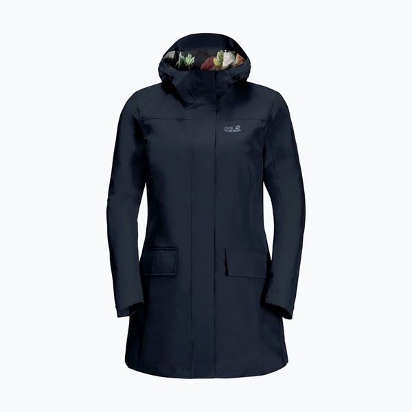 Jack Wolfskin Jack Wolfskin Cape York Paradise дамски макинтош тъмносин 1111244_1010