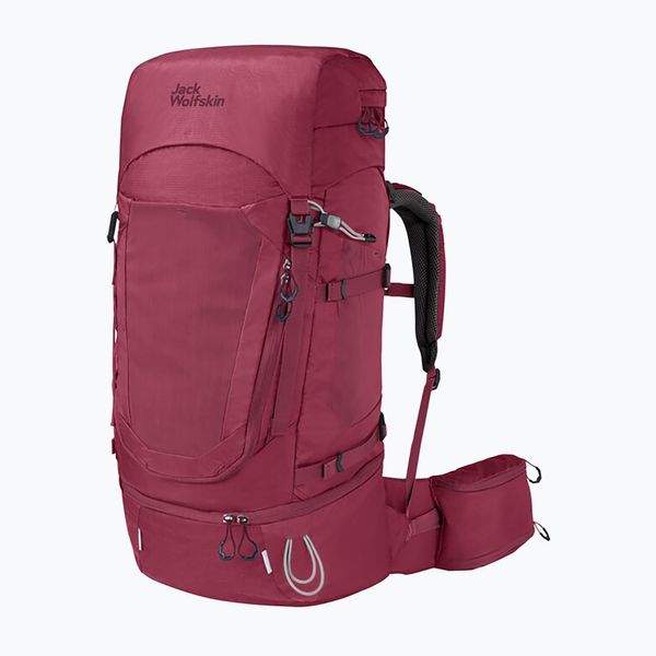 Jack Wolfskin Jack Wolfskin дамска раница за трекинг Highland Trail 50+5 burgundy 2010111