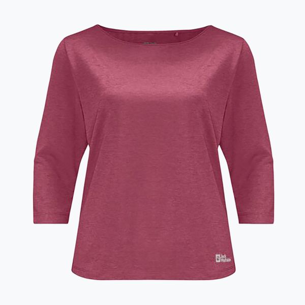 Jack Wolfskin Jack Wolfskin дамска тениска за трекинг Jwp 3/4 червено 1806655