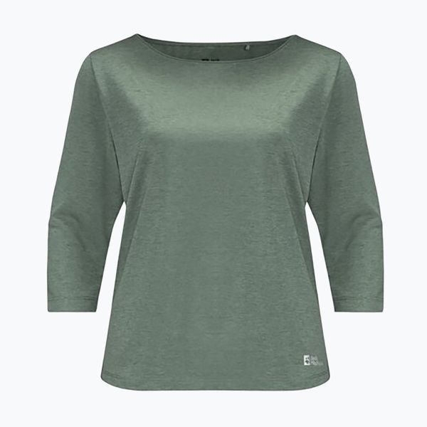 Jack Wolfskin Jack Wolfskin дамска тениска за трекинг Jwp 3/4 зелена 1806655