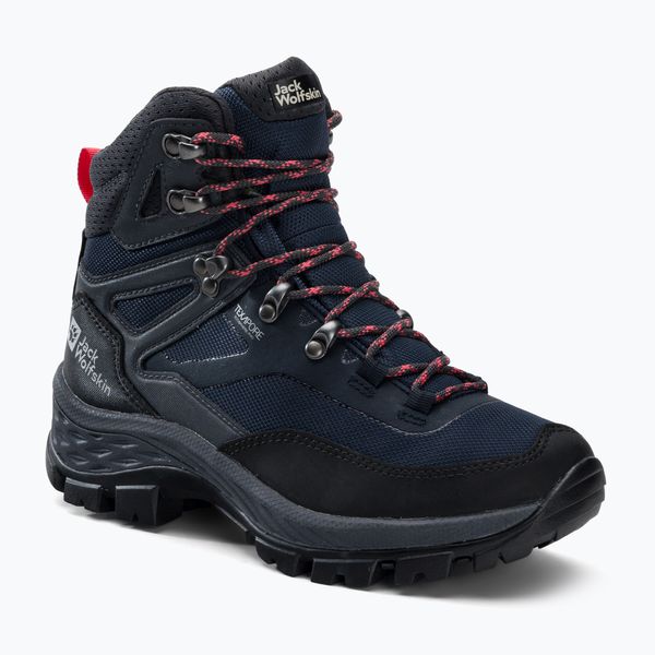 Jack Wolfskin Jack Wolfskin дамски ботуши за трекинг Rebellion Guide Texapore Mid черно-сини 4053801