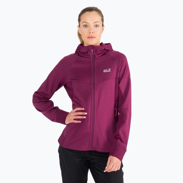 Jack Wolfskin Jack Wolfskin дамски суитшърт Hydro Grid Fleece розов 1709911
