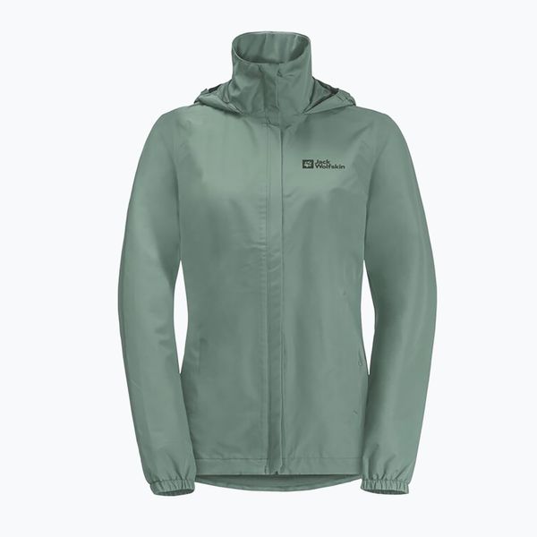 Jack Wolfskin Jack Wolfskin дамско дъждобранно яке Stormy Point 2L зелено 1111202