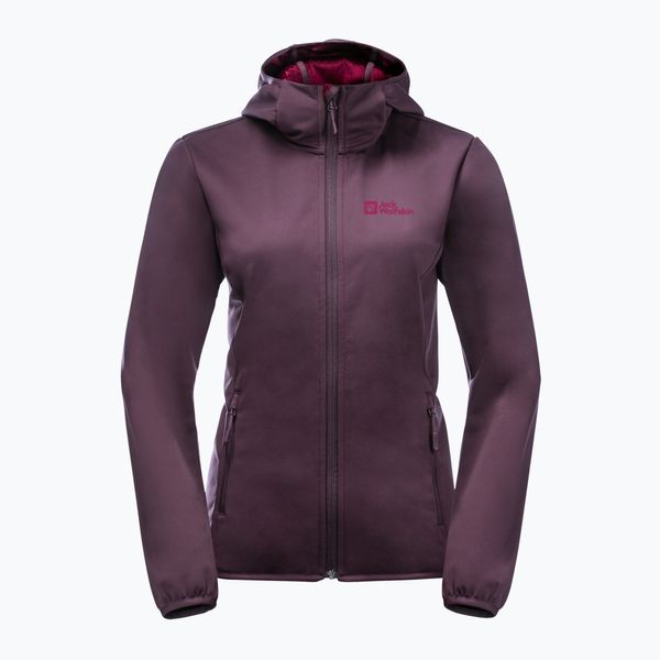 Jack Wolfskin Jack Wolfskin дамско софтшел яке Windhain Hoody лилаво 1307481