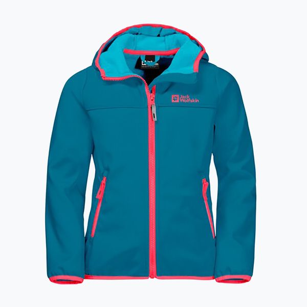Jack Wolfskin Jack Wolfskin Fourwinds Jacket Детско софтшел яке синьо 1608011