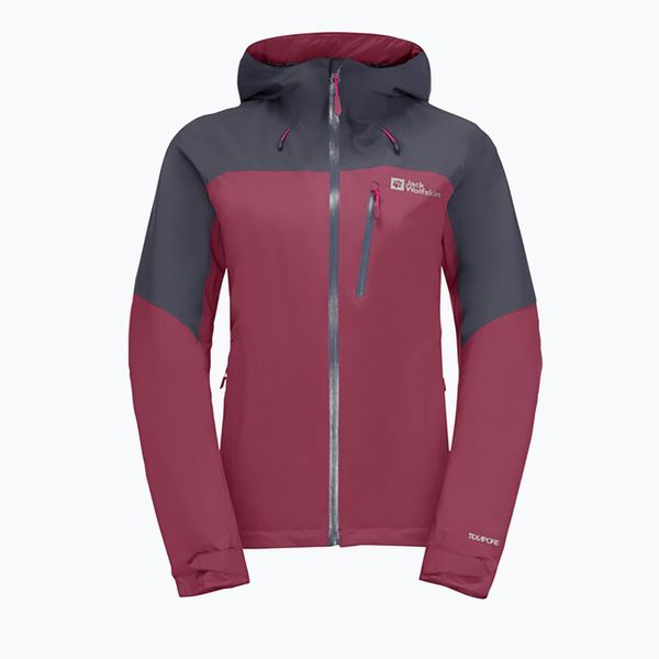 Jack Wolfskin Jack Wolfskin Go Hike дамско дъждобранно яке бордо 1113972