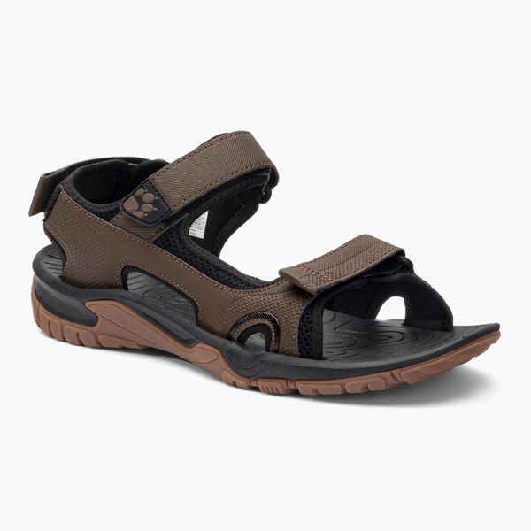 Jack Wolfskin Jack Wolfskin Lakewood Cruise кафяви мъжки сандали за трекинг 4019011