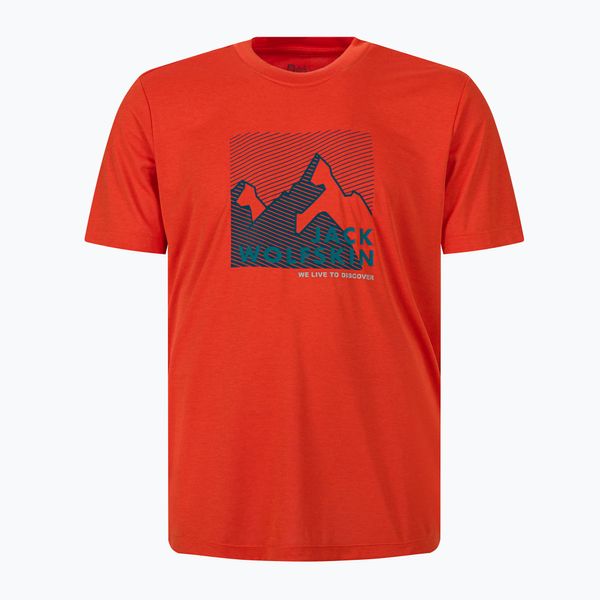 Jack Wolfskin Jack Wolfskin мъжка тениска за трекинг Hiking Graphic orange 1808761_3017