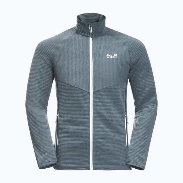 Jack Wolfskin Jack Wolfskin мъжки суитшърт Active Tongari сив от полар 1709472_6098