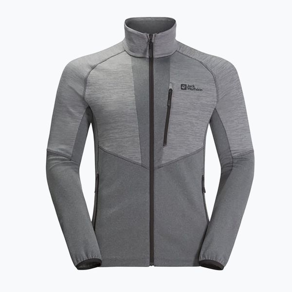 Jack Wolfskin Jack Wolfskin мъжки суитшърт за трекинг Blattsteig FZ сив 1711021