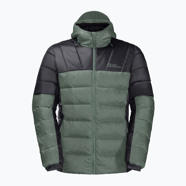 Jack Wolfskin Jack Wolfskin мъжко пухено яке Nebelhorn Down Hoody green 1207141_4311